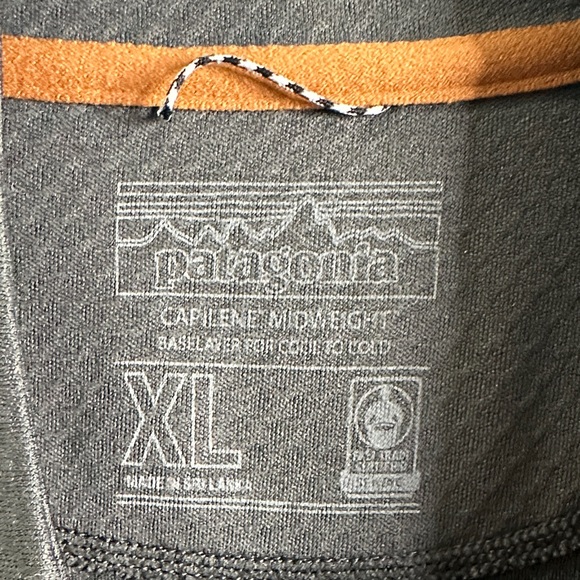 Patagonia gray   Full-Zip top  xL Mens Half Zip Capilene  Athletic Base Layer - Picture 4 of 9